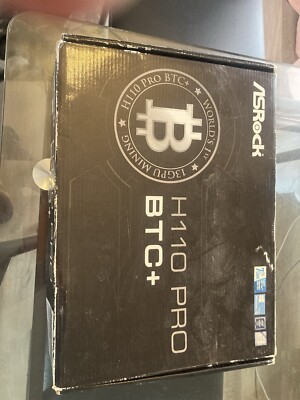 Used ASRock H110 Pro BTC+ Motherboard + intel g4400 