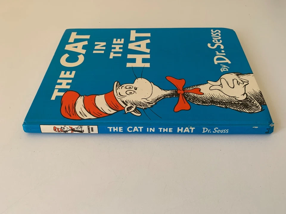 The Cat In The Hat by Dr Seuss UK 1st First Edition 1958 Hard Cover Vintage Rare - Image 3 of 4