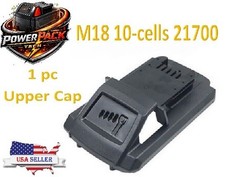 Replacement Battery Case Upper Cap Milwaukee M18 21700 18V XC 6.0Ah, XC8.0Ah
