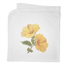 'Hibiscus Flowers' Cotton Baby Blanket / Shawl BY00045155 