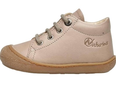 Naturino Echtleder First Steps Babyschuhe, beige, Größe 4,5 EU 21 UVP 39£