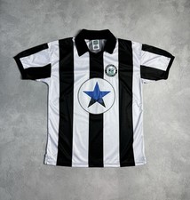 NEWCASTLE UNITED 1980 1983 HOME FOOTBALL SHIRT SOCCER JERSEY SCORE DRAW sz L