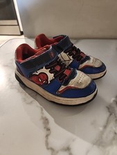 Spiderman Boys Sz 11M Toddler-Little Kid Spiderman No Tie Sneaker Shoes