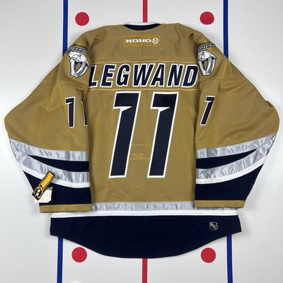 David Legwand Nashville Predators Koho Authentic Mustard Cat NHL
