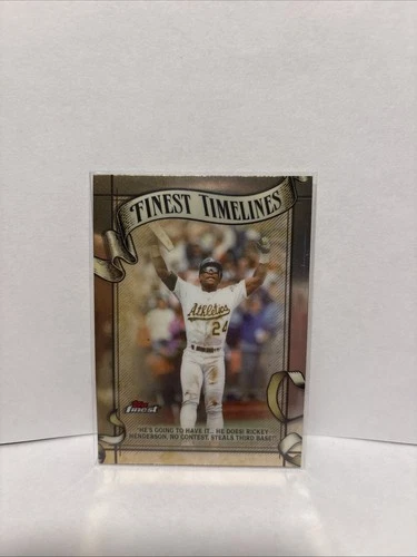 2026 Topps Finest Rickey Henderson Base (RAW)