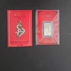 2 x  PAMP Suisse 10g Silver Bar || Lunar Calendar