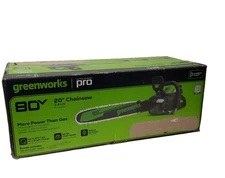Greenworks 80V 20” 3.4 Kw brushless Chainsaw Tool Only Model CSB412