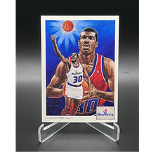Upper Deck 1991-92 Bernard King Washington Bullets #74 Checklist NBA Card