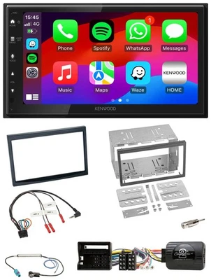 Kenwood Lenkrad USB DAB 2DIN Bluetooth Autoradio für Peugeot 307 2006-2009 - Bild 1 von 4