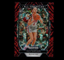 2024 Panini Prizm DP - All-American Jacy Sheldon #16 Tiger Stripes (RC)