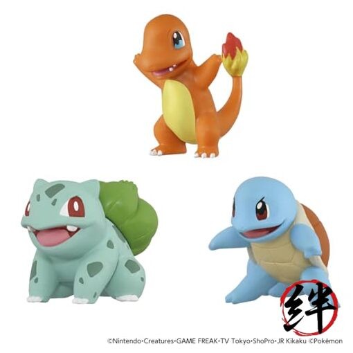 Takara Tomy Pokemon 30th Anniversary Moncolle Set of 3 Kanto