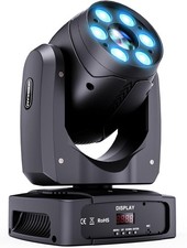 Moving Head DJ Light Beam Lighting 100W LED RGBW Rotating Gobos 3 Prism 5690D1C