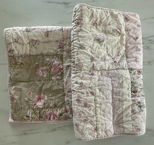 Simply Shabby Chic Rachel Ashwell Floral Castle Patchwork Set Of Shams 🌸King🌸