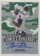 2015 Leaf Metal Draft Green Prismatic 3/10 Brandon Bridge #AD-BB1 Auto 0s3