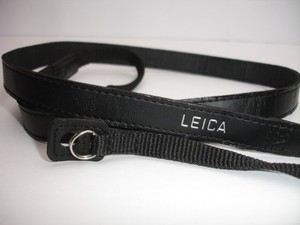 Leica Camera Neck Strap with lugs , G for compact camera ( fair c.)