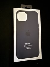   Genuine Apple iPhone 13 Silicone Case W/Magsafe - Midnight Black - OEM NEW   