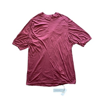 Rick Owens DRKSHDW Oversize Tee Burgundy - Size L