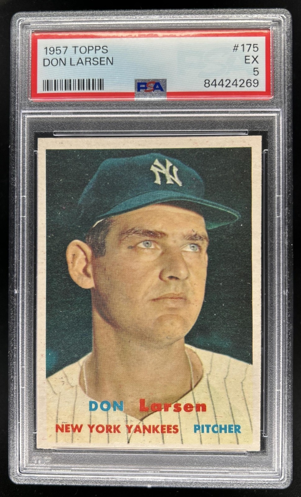 1957 Topps Don Larsen #175 Yankees PSA 5