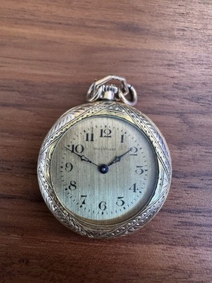 Vintage Waltham Pocket Watch c1925 | Elgin Giant 10K Gold Filled Double Stock