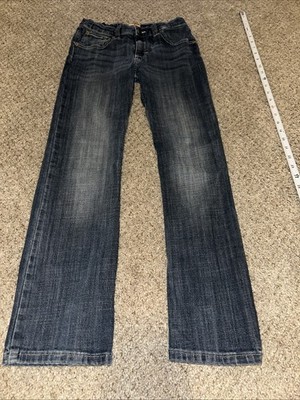 Boys Youth Wrangler 20X Jeans Blue Straight Leg Med Wash Size 11 Regular