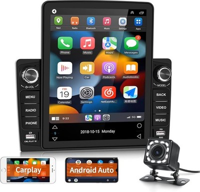 Hikity 9582C D-DIN-Autoradio 9.5 Zoll (9.5 Zoll), vertikaler Touchscreen