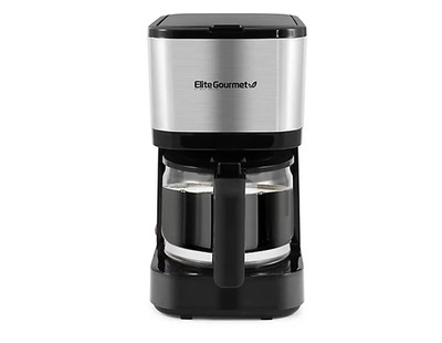 Elite Gourmet  Automatic 5-Cup Brew Drip Coffee Maker with Pause