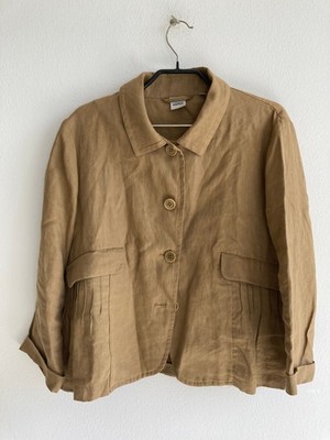 ASPESI ITALY 100 % Leinen Jacke Leinenjacke Blaser Leinenblaser Größe 46 wie NEU
