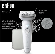 Braun Silk-épil 9 Depilatore Donna, Epilatore Elettrico Con Testina Flessibile