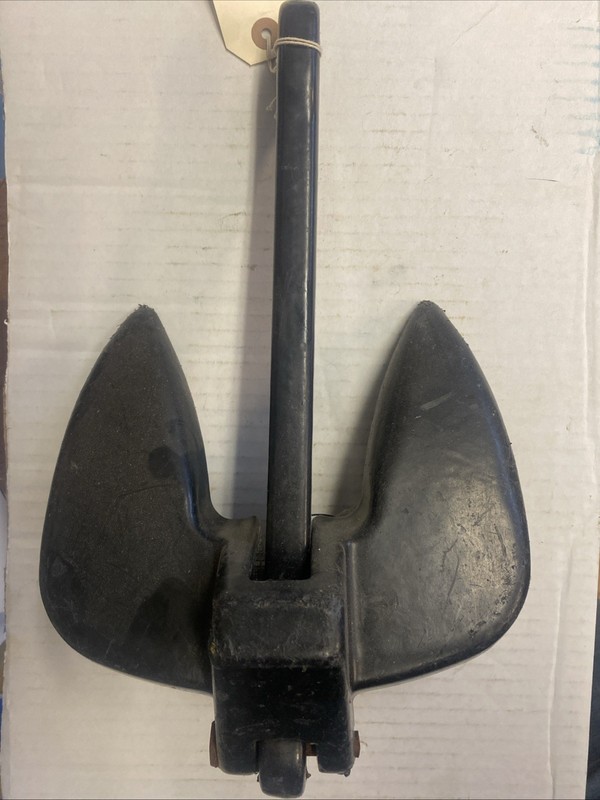 Black 15 Lb. River Anchor Cast Iron Boat Anchor Heavy Duty