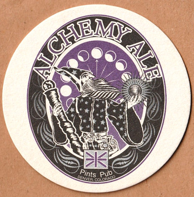 Pints Pub  Alchemy Ale  Beer Coaster Denver CO