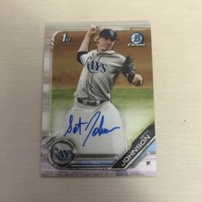 2019 Bowman Draft - Chrome Draft Pick Autographs Seth Johnson #CDA-SJ (AU, RC)
