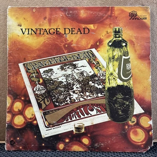 GRATEFUL DEAD : Vintage Dead VINYL LP / 1970 MGM/SUNFLOWER SUN-5001 / Cleaned