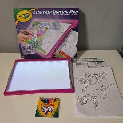 Crayola Leucht-Spurunterlage Künstler Spuren zeichnen & bunt gestalten mit LED