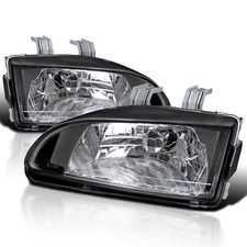Black Fits 1992-1995 Honda Civic Eg Ej Headlights Lamps Leftright 92 93 94 95 Black Fits 1992-1995 Honda Civic Eg Ej Headlights Lamps Leftright 92 93 94 95