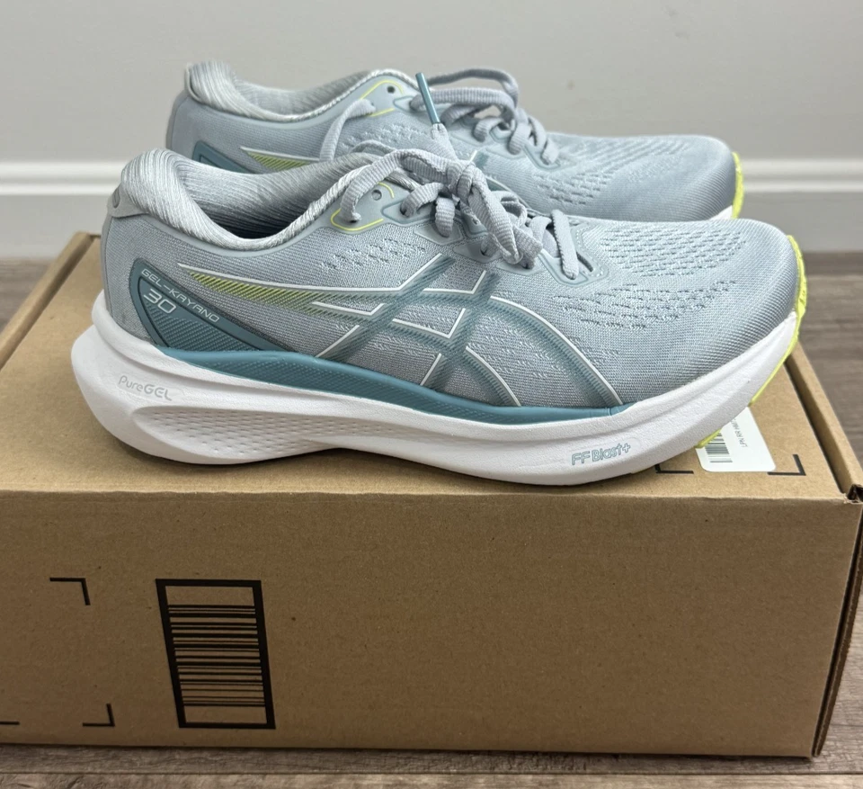 ASICS Women's Gel-Kayano 30 Running Shoes, US 6.5, Piedmont Grey/GRIS Blue-RARE - Image 4 of 4