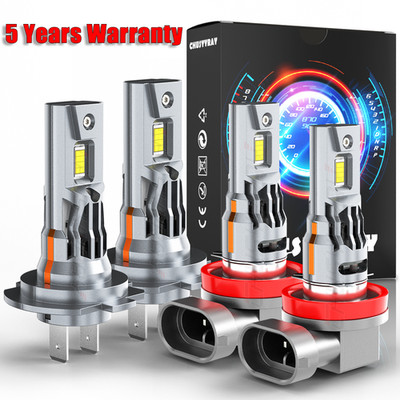 Combo H7 H11 LED Headlight Bulbs Super Bright White High Low Beam Kit 6000K