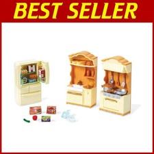 Kids' Kitchen Playset with Fridge and Stove