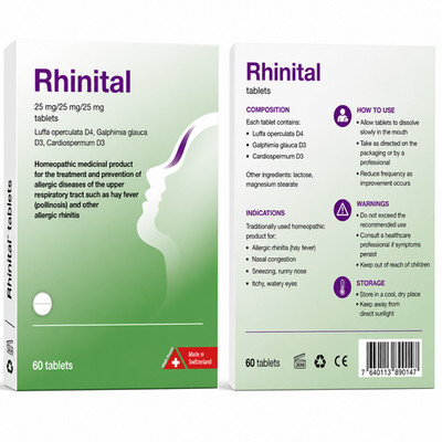 DHU Rhinital homöopathische Tabletten 60 Allergie Heuschnupfen Rhinitis Unterstützung