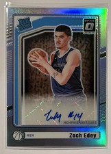2024-25 Panini Donruss Optic Rated Rookie Signature Zach Edey #319 Choice Prizm 