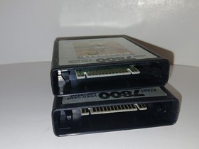 Atari 7800 Game Lot of 7! Baseball/Galaga/Ms. Pac-Man/One-On-One/Robotron 2084 +