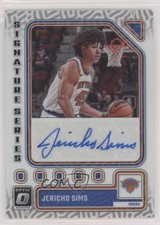 2023-24 Panini Donruss Optic Signature Series Jericho Sims #SS-SMS Auto 11ds