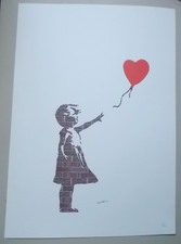 ( Art Print )  , Banksy , " Balloon