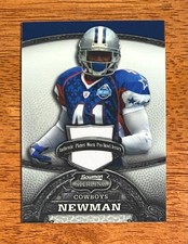 Terence Newman 2008 Bowman Sterling Jersey Relic 252/389 Cowboys