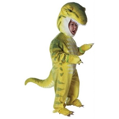 Toddler Green T-Rex Dinosaur Jumpsuit Costume 2T-4T
