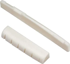 Right Handed 6 String Acoustic Guitar Bone Saddle Nut Set Genuine Cattle Bone