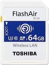 Toshiba Wireless LAN SDXC Memory Card 64GB Class10 UHS-1Flash Air SD-UWA064 64G