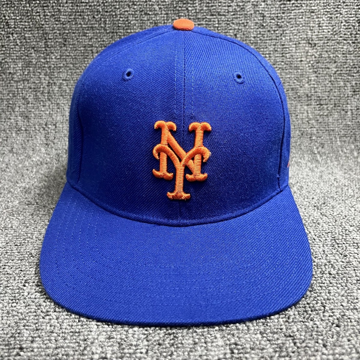 '47 Brand New York Mets Youth Snapback Cap Royal Blue Orange Adjustable Hat