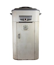 1950s Mid Century Westinghouse Electric Roaster Oven Cooker w/ Cabinet & Clock