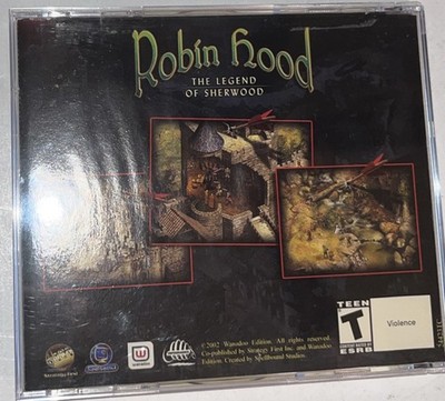 Robin Hood The Legend of Sherwood 2002 PC game. Wanadoo Edition. T Teen. AC