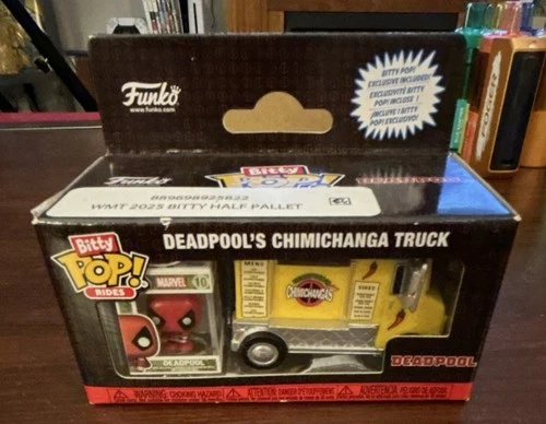 Funko Bitty Pop! Rides Deadpool's Chimichanga Truck Marvel Exclusive